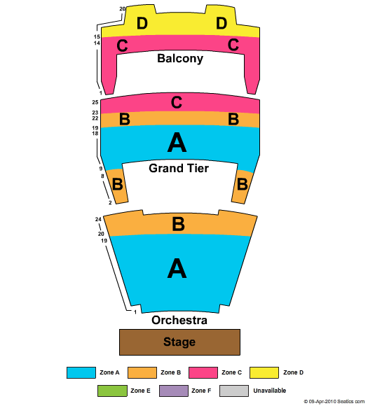 Miller Auditorium Seating Chart